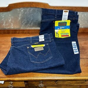 Vintage Wrangler Cowboy Cut Jeans (2 pair)  - Regular Fit Jeans - 48 x 32 - NWT